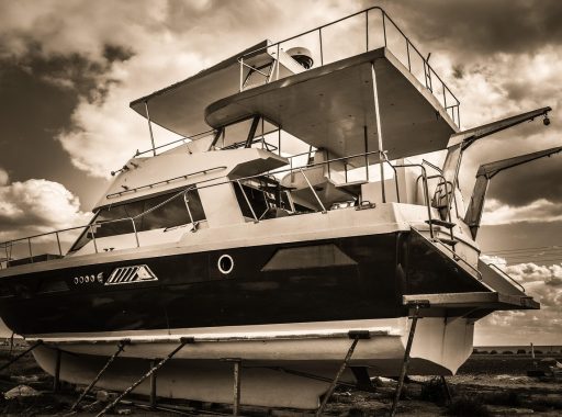 Boat, vessel, grounded — Why Your Lawn Has Muddy Areas After Irrigation