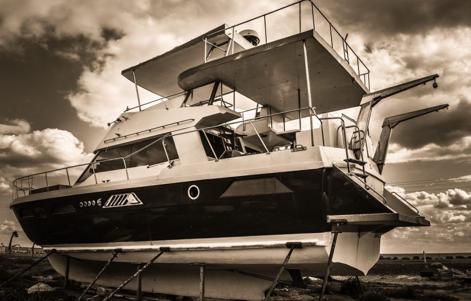 Boat, vessel, grounded — Why Your Lawn Has Muddy Areas After Irrigation